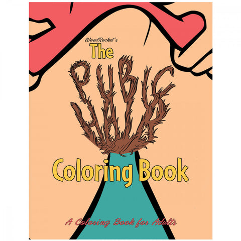 WoodRocket Pubic Hair Coloring Book