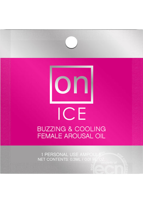 On Ice Buzzing & Cooling Female Arousal Oil .3ml