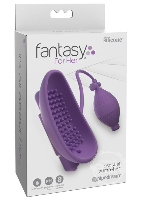 Fantasy For Her Silicone Sensual Pump Her Pussy Pump Purple