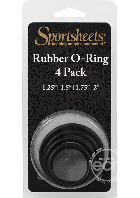 Sedeux ORings Rubber 4 Pack Black