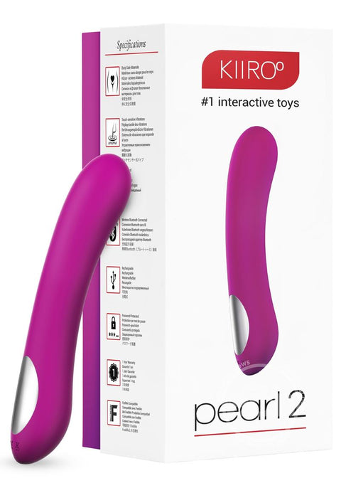 Kiiroo Pearl2 -Spot Silicone Vibrator - Purple