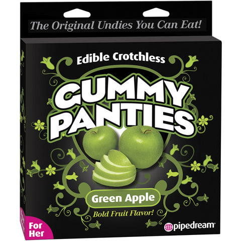 Edible Crotchless Gummy Panties Apple