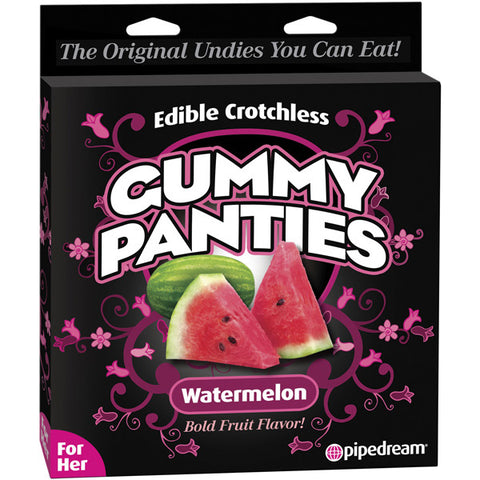 Edible Crotchless Gummy Panties Watermelon