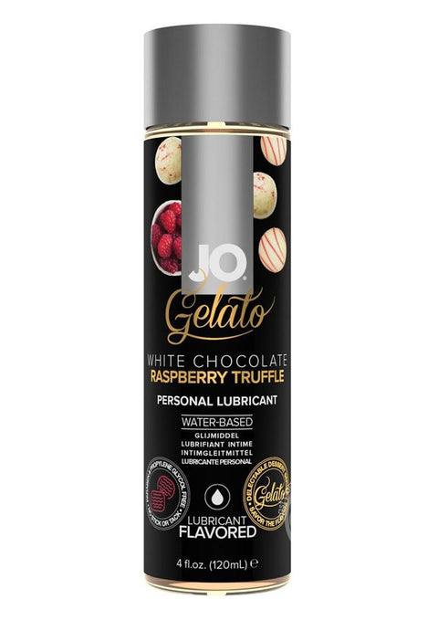 Jo Gelato Water Based Lube White Chocolate Raspberry 4oz