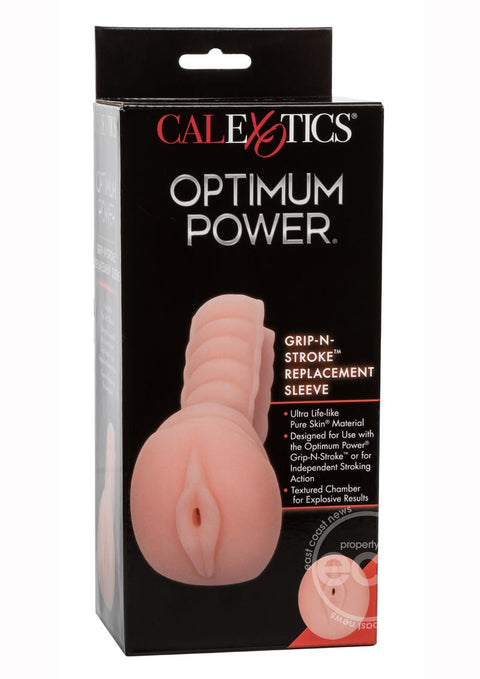 Optimum Power Grip N Stroke Sleeve Ivory Dolls & Masturbators
