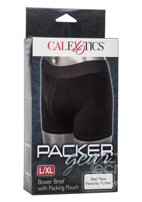 Packer Gear Boxer Brief With Pouch Black