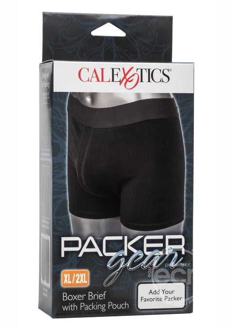 Packer Gear Boxer Brief With Pouch Black