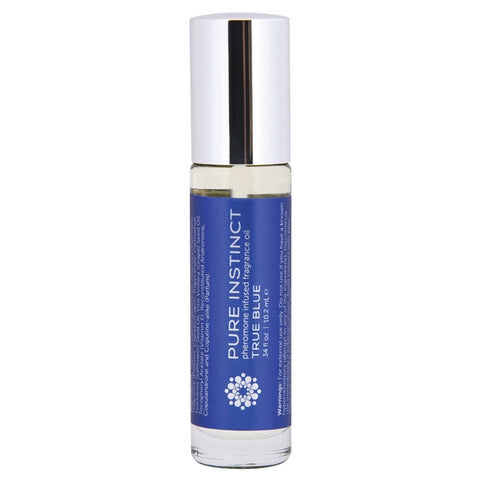Pure Instinct Pheromone Fragrance Oil True Blue Roll On 10.2 ml.