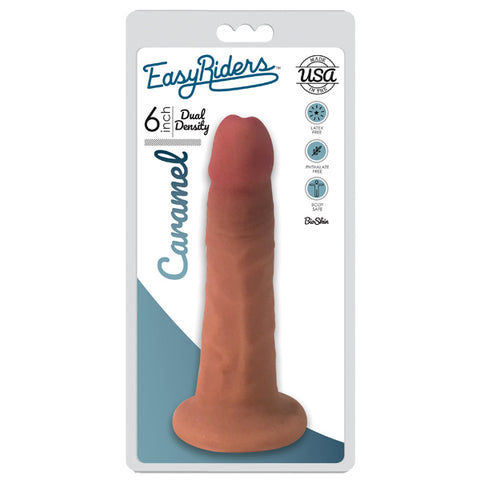 Easy Riders 6 Inch Dual Density Dildo - Medium