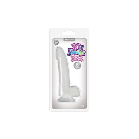 Jelly Rancher - 5" Smooth Rider Dong - Clear