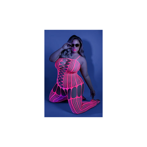 Hypnotic Bodystocking Neon Pink