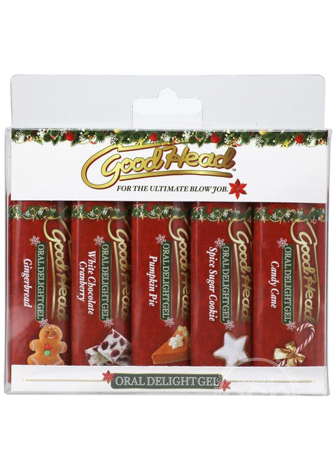 GoodHead Oral Delight Gel Holiday Edition (5 pack) 1oz