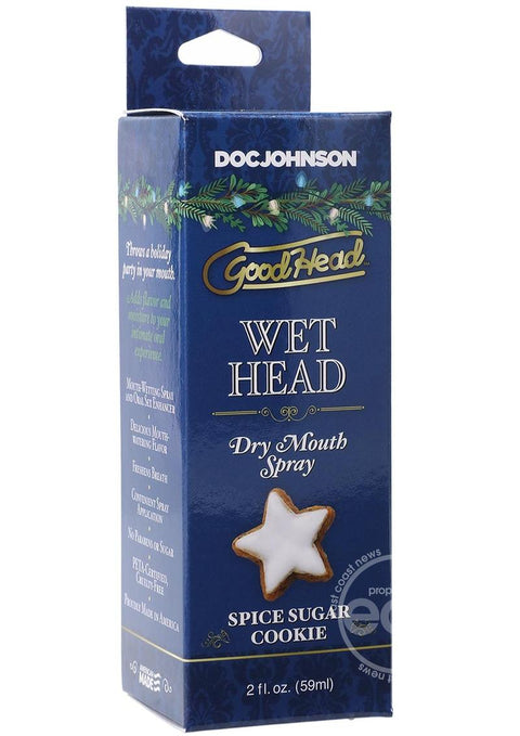 GoodHead Holiday Wet Head Dry Mouth Spray 2oz