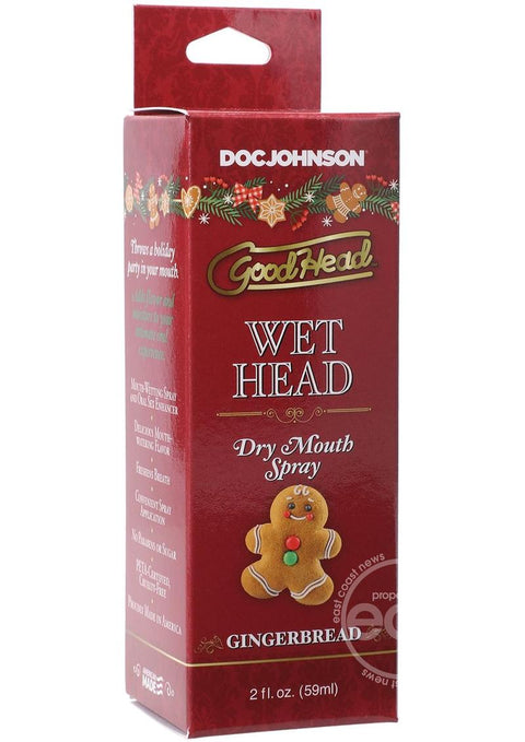 GoodHead Holiday Wet Head Dry Mouth Spray 2oz