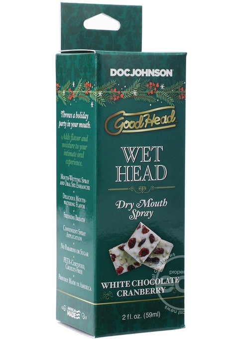 GoodHead Holiday Wet Head Dry Mouth Spray 2oz