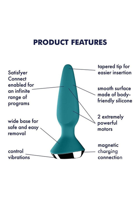 Satisfyer Plug-ilicious 1 Silicone Vibrating Anal Plug