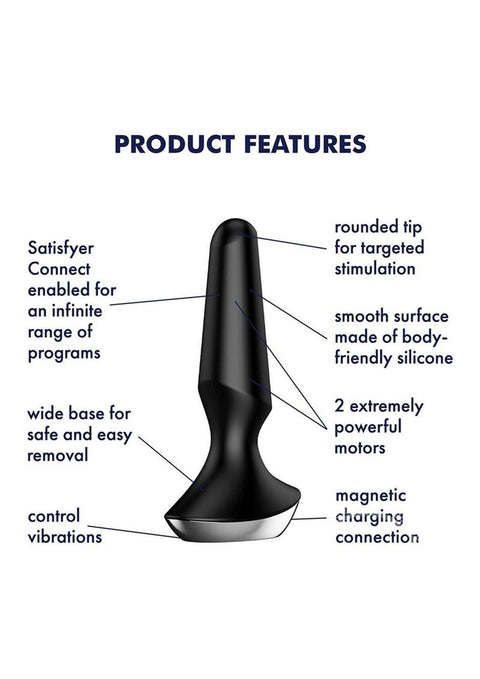 Satisfyer Plug-ilicious 2 Silicone Vibrating Anal Plug