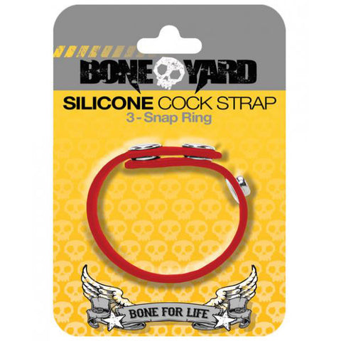 Boneyard Cock Strap Red