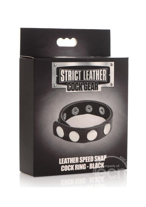 Cock Gear Leather Speed Snap Cock Ring