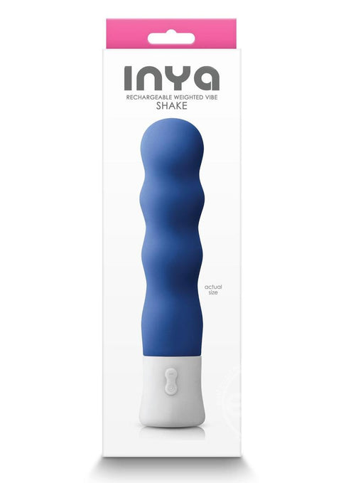 Inya Shake Rechargeable Silicone Vibrator - Teal