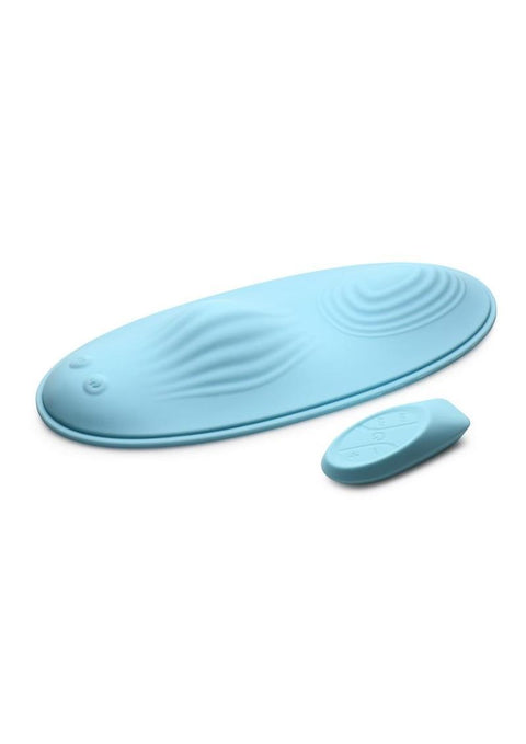 Inmi Wave Slider 28X Vibrating Silicone Pad with Remote Control - Blue