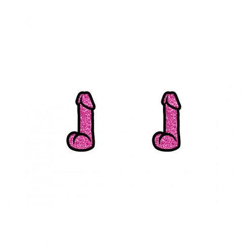 WoodRocket Dildo Pink Earrings