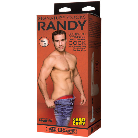 Randy 8.5" Ultraskyn Cock With Removable Vac-U-Lock Suction Cup