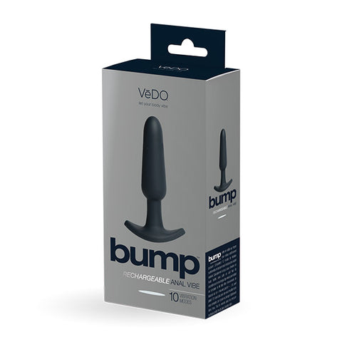 Bump Rechargeable Anal Vibe Just Black