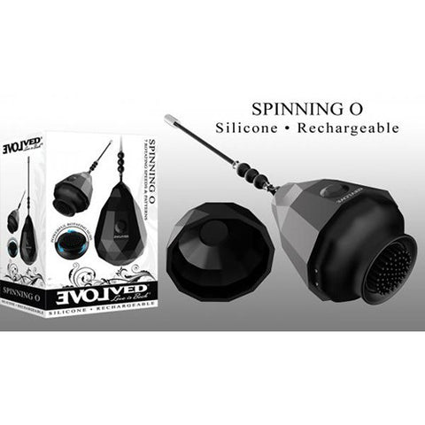 Evolved-Spinning O Silicone Recharge-Black