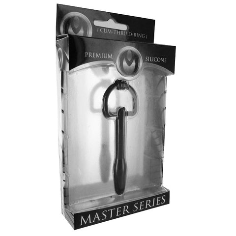 Masters Series The Hallows Cum-Thru D-Ring Penis Plug