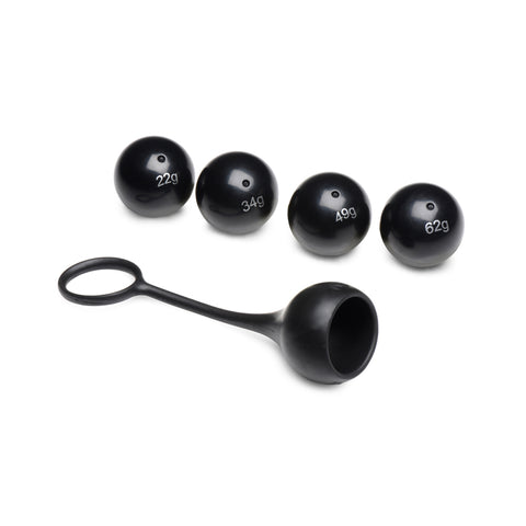 Master Series Cock Dangler Silicone Penis Strap With Weights Bondage & Restraints