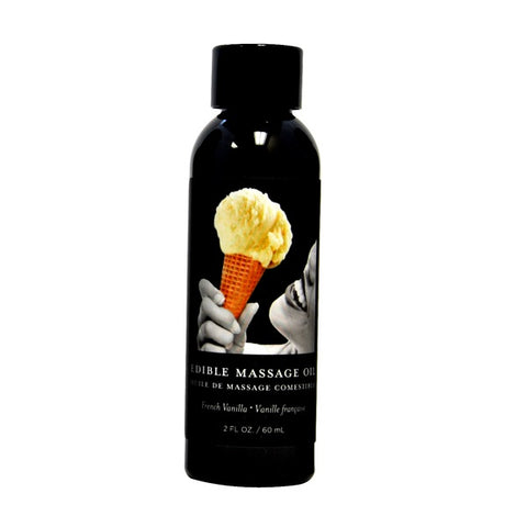 Edible Massage Oil Vanilla 2 oz.