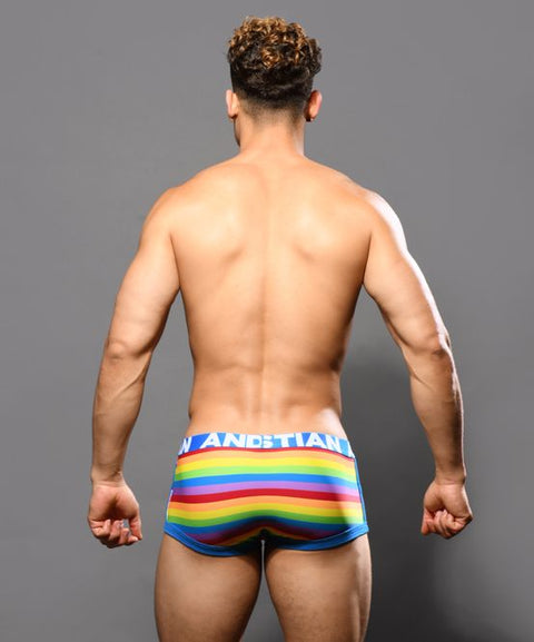 Pride Stripe Pocket Boxer w/ ALMOST NAKED