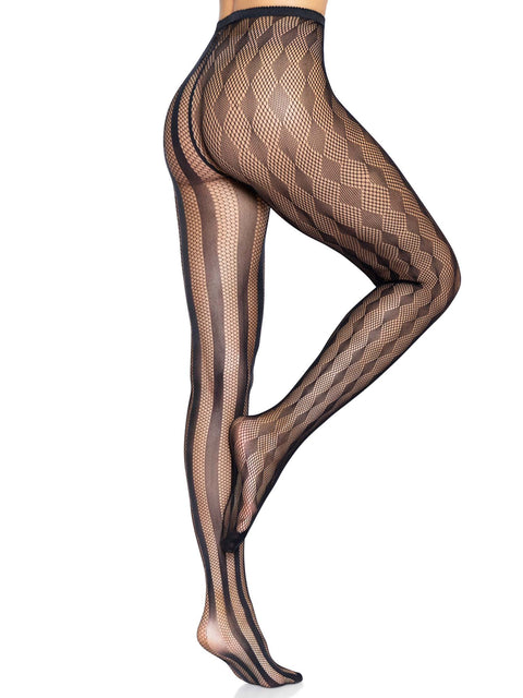 Harlequin net tights