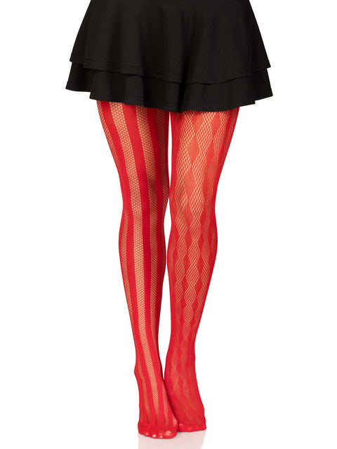 Harlequin net tights