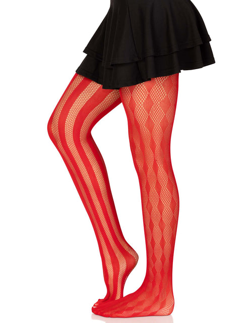 Harlequin net tights