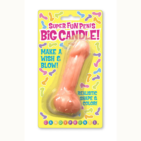 Super Fun Big Penis Candle Pink