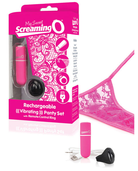 Screaming O My Secret Charged Remote Control Panty - Pink