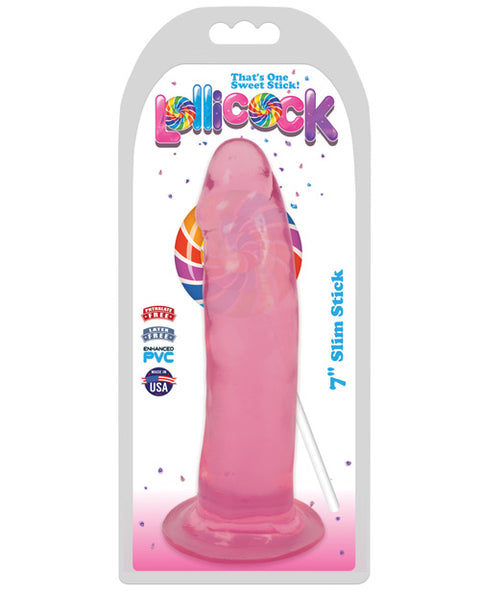 Curve Novelties Lollicock 7" Slim Stick - Cherry Ice