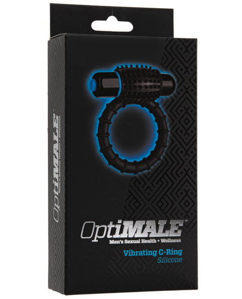 OptiMale Vibrating C Ring - Black