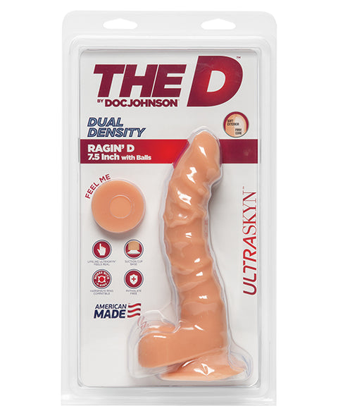 The D 7.5" Ragin D w/ Balls - Vanilla