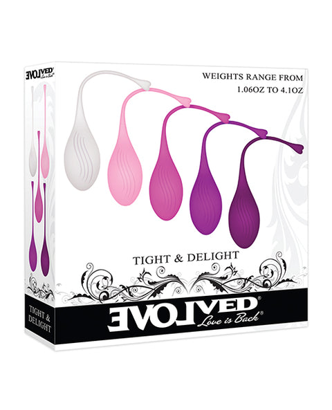 Tight & Delight 5 pc Weighted Kegel Ball Set - Assorted Colors