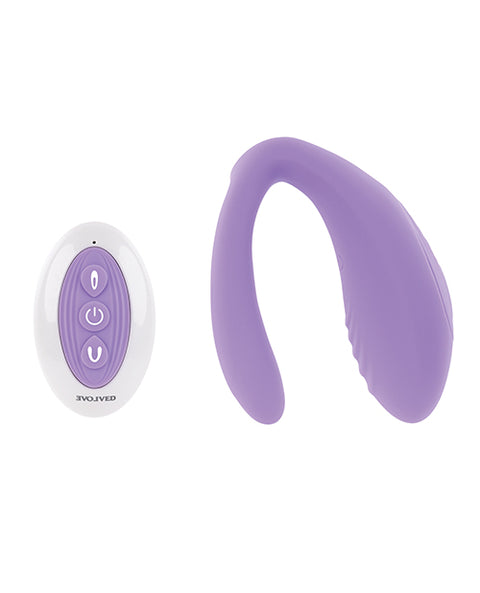 Evolved Petite Tickler Mini Vibe w/Remote - Purple Vibrators