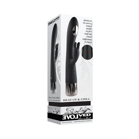 Evolved Heat Up & Chill G-Spot Rabbit - Black