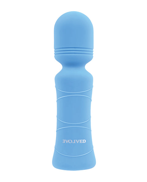 Evolved Out of The Blue Vibrating Mini Wand - Blue