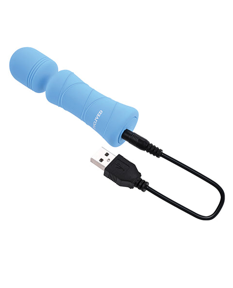 Evolved Out of The Blue Vibrating Mini Wand - Blue Vibrators