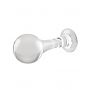 Gender X The Baller Glass Plug - Clear Anal Products