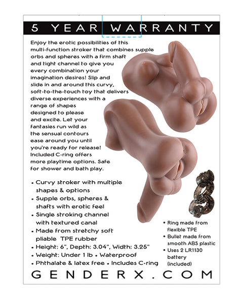 Gender X Complete Package Multi Function Stroker - Dolls & Masturbators