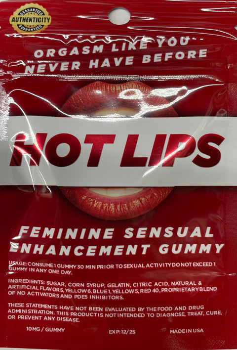 Hot Lips Female Sensual Enhancement Gummy