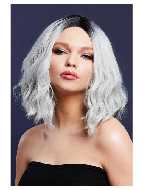 Cara Wig - Two Toned Blend - Ice Silver